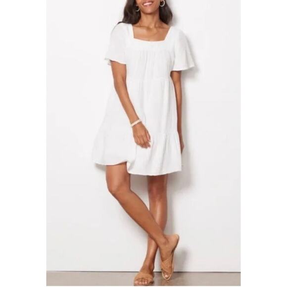 Rails White Mini Dress - Picture 1 of 10